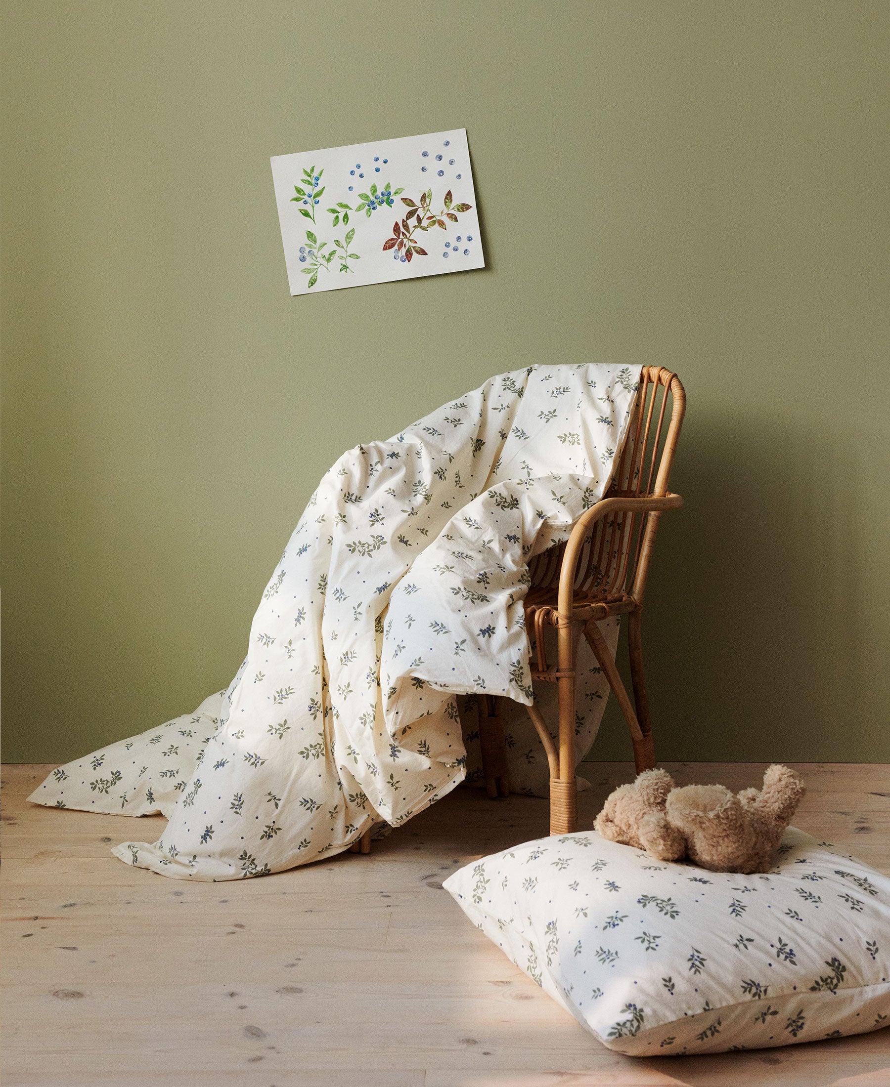 Linge de lit adulte Asta, Blueberries