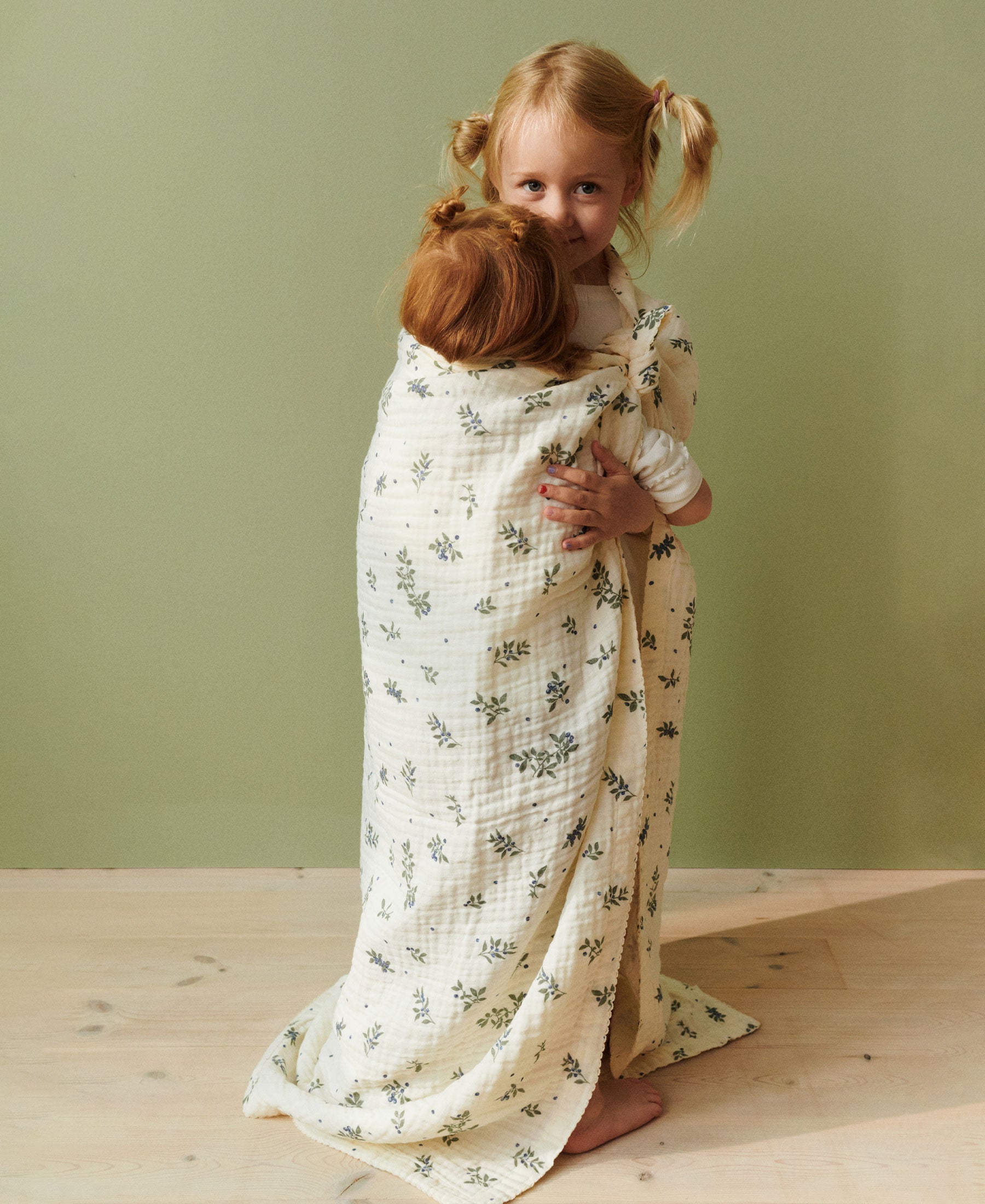 Couverture d'emmaillotage Murray, Blueberries