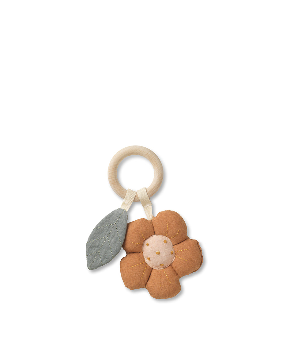 Hochet avec anneau de dentition Fay, Flower