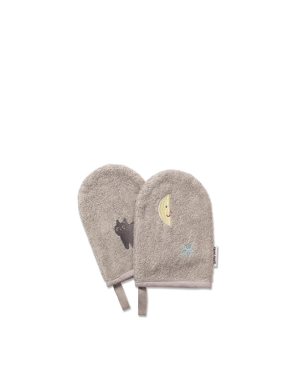 Gants de toilette Paw, Moon Cat