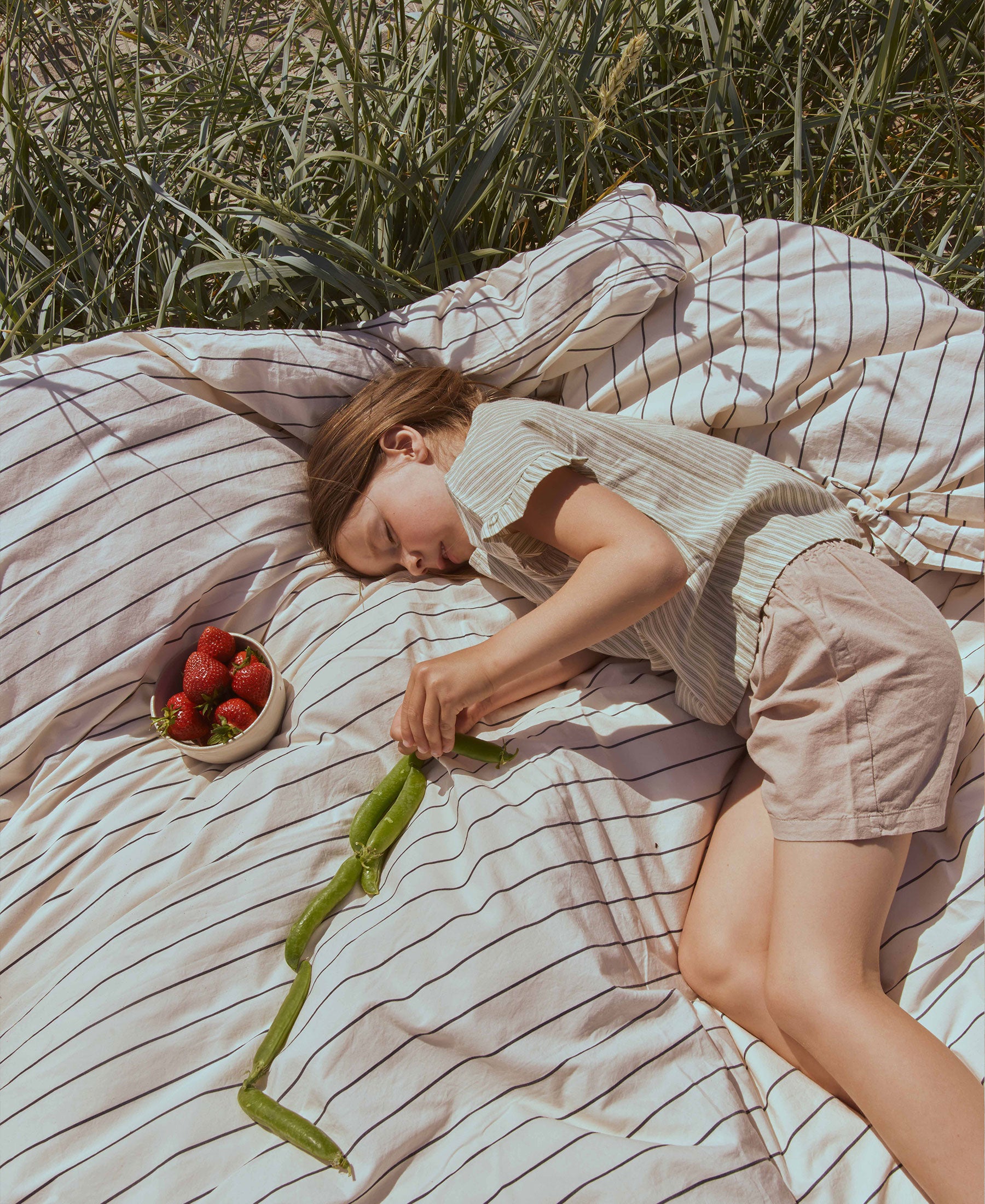 Linge de lit bébé Bee, Sail Stripes