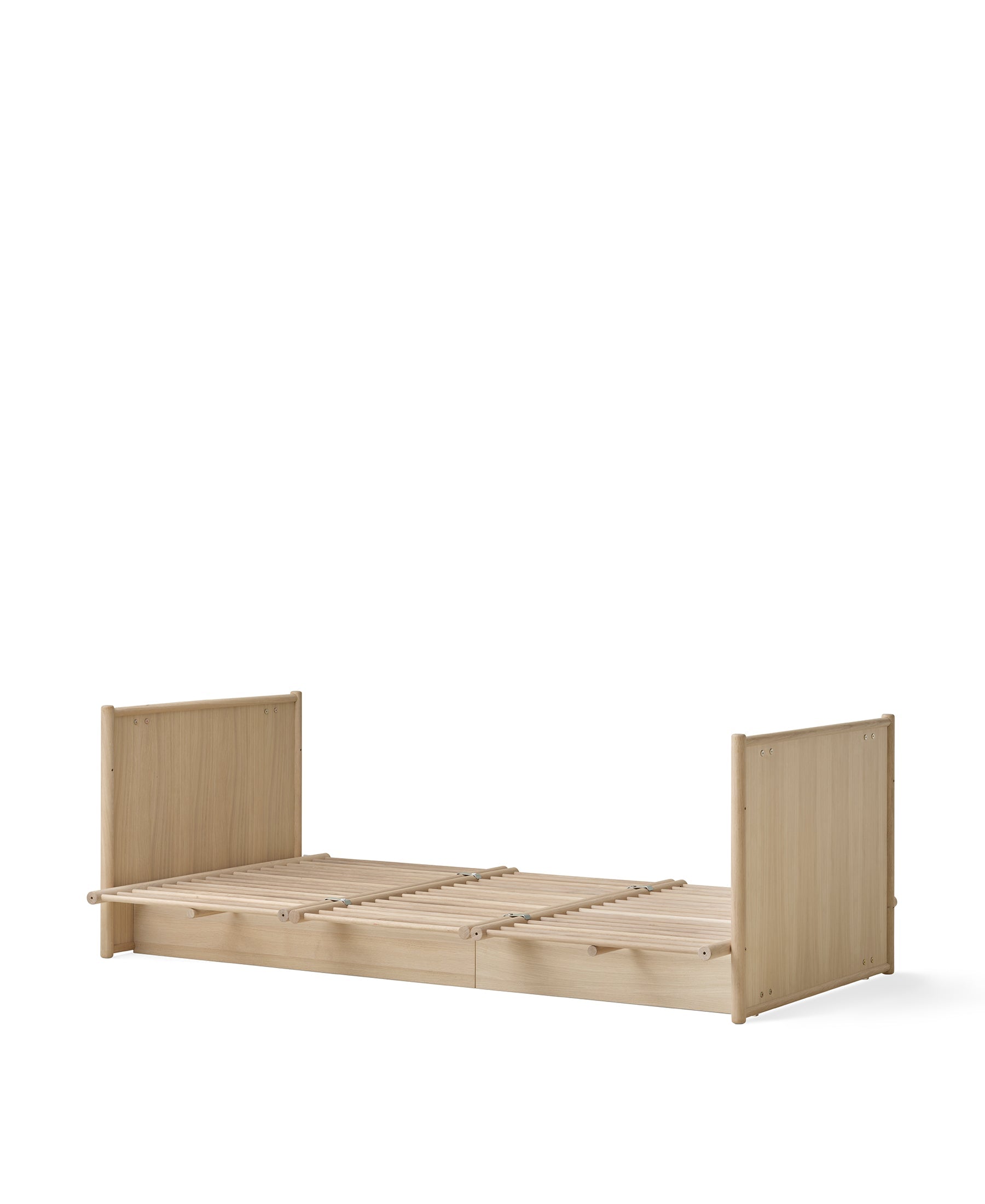 Lit bébé/lit Camp Novel, 60x120/120x200 cm, chêne