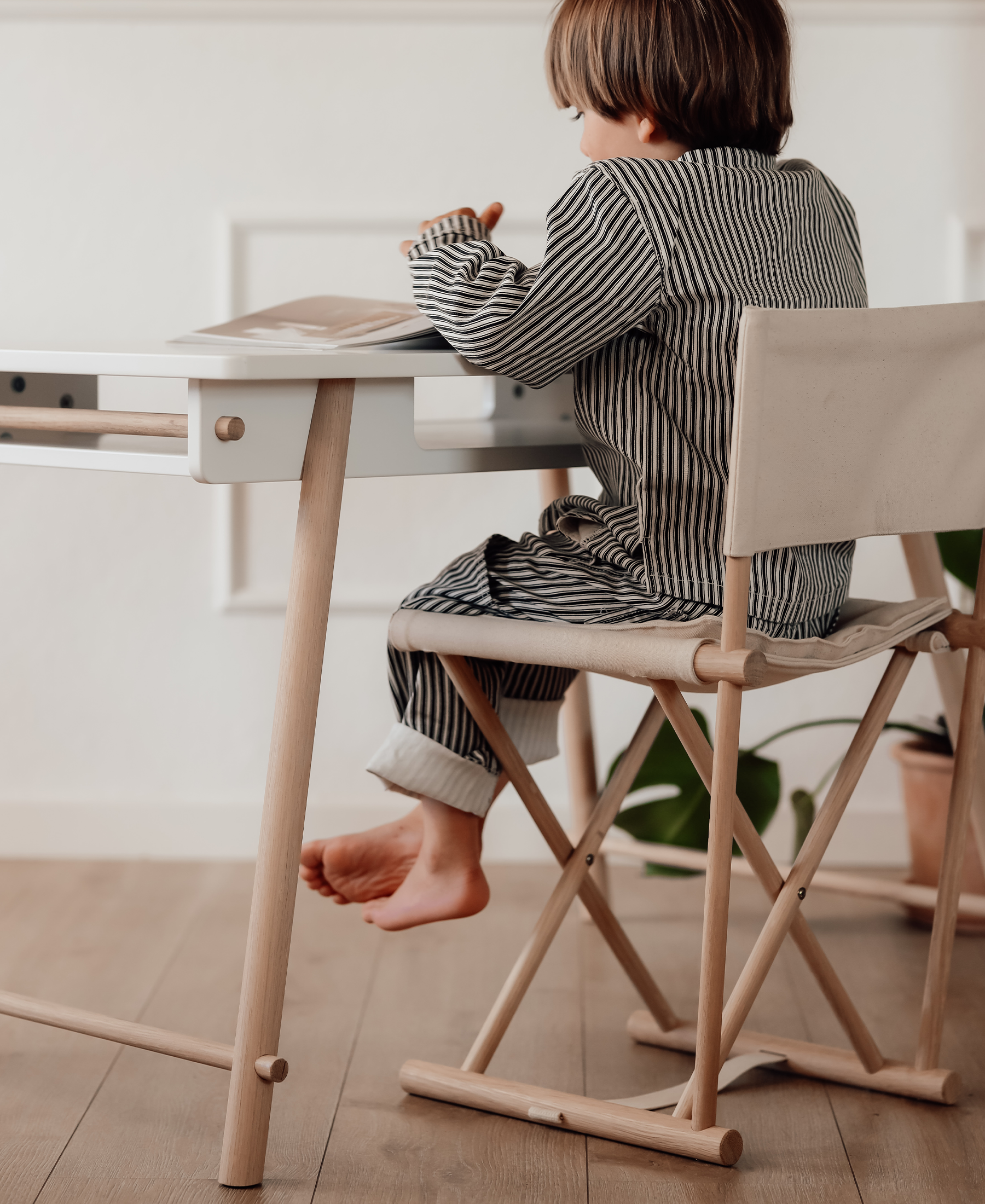 Chaise junior Camp, chêne/non teinté