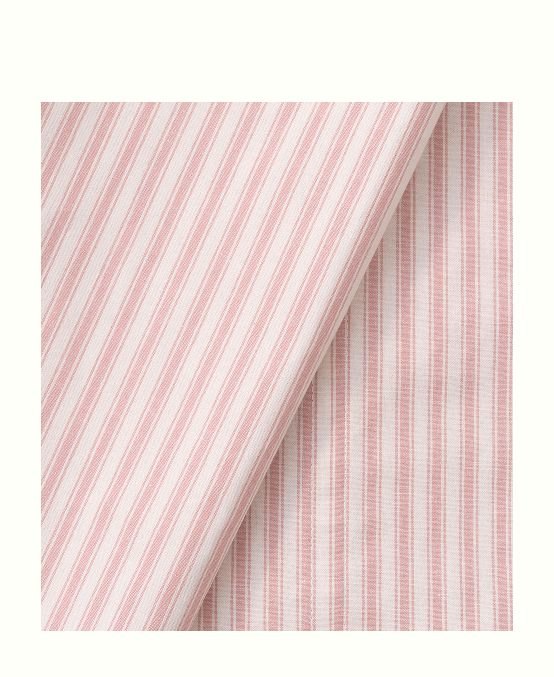 Rideau cabane pour lit mezzanine mi-haut/mi-haut junior et lit superposé Seaside Classic, rayé rose