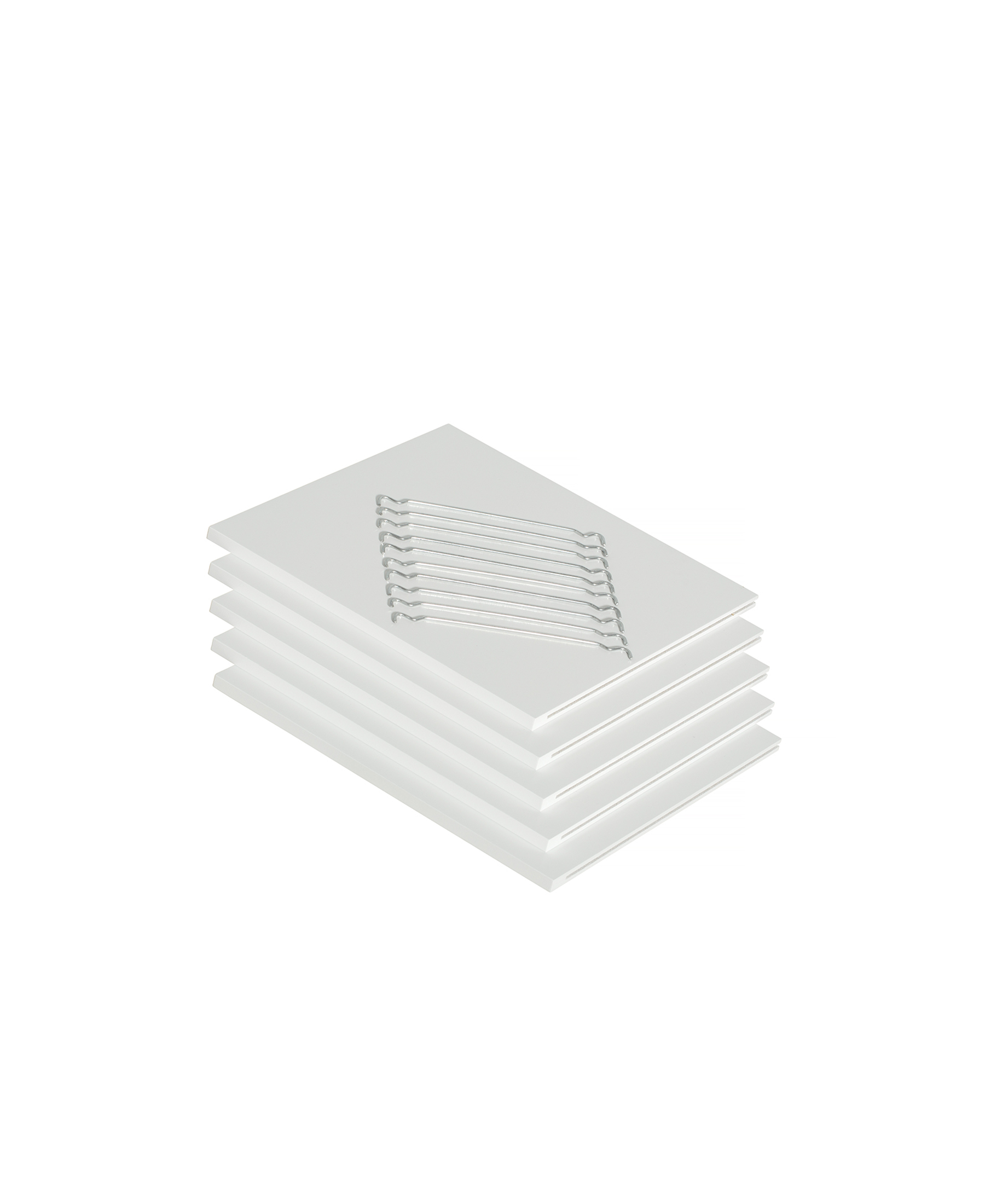 Tablettes supplémentaires pour étagères Wood, lot de 5 pcs