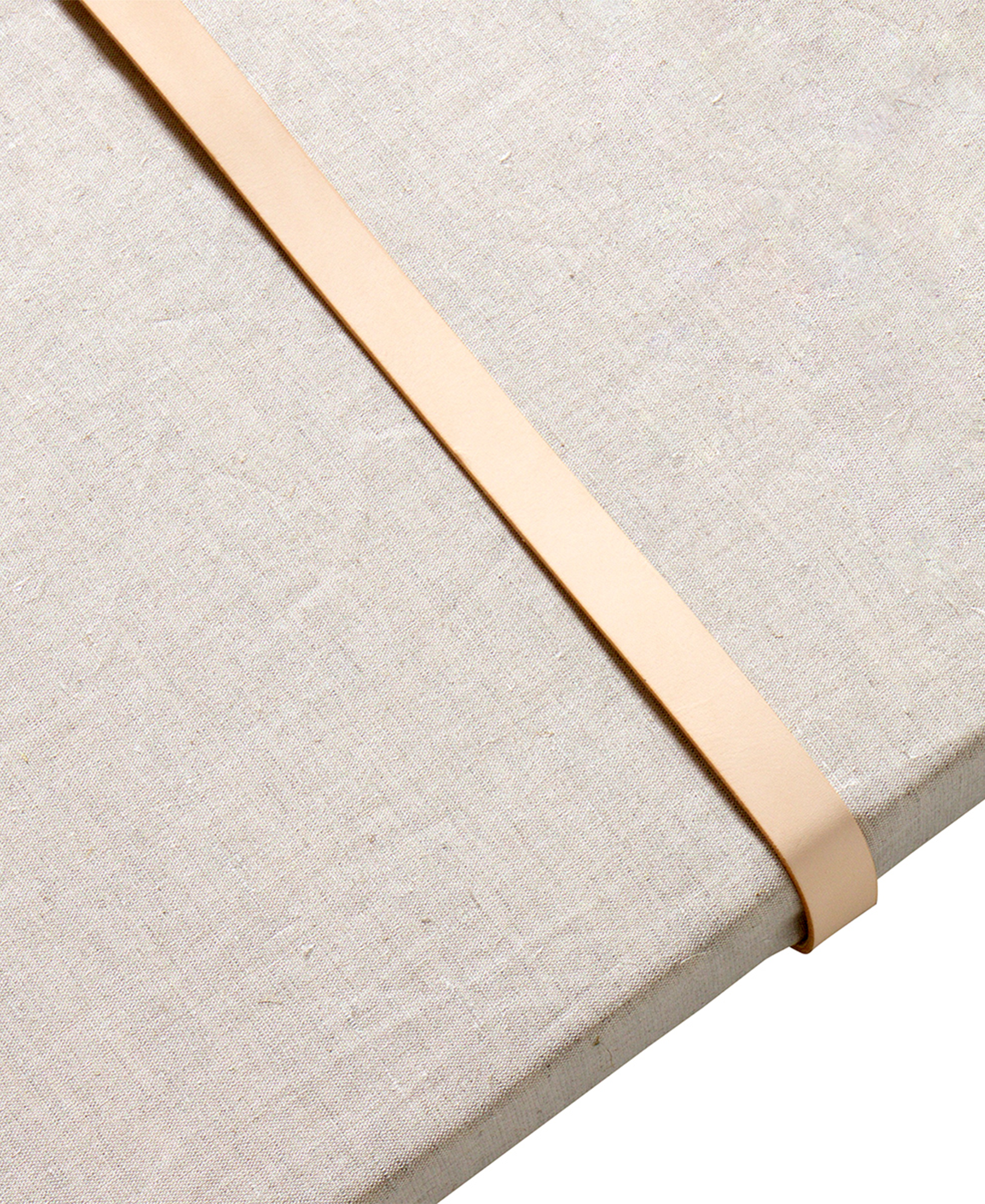 Attache en cuir pour coussin banquette Wood, lot de 2 pcs