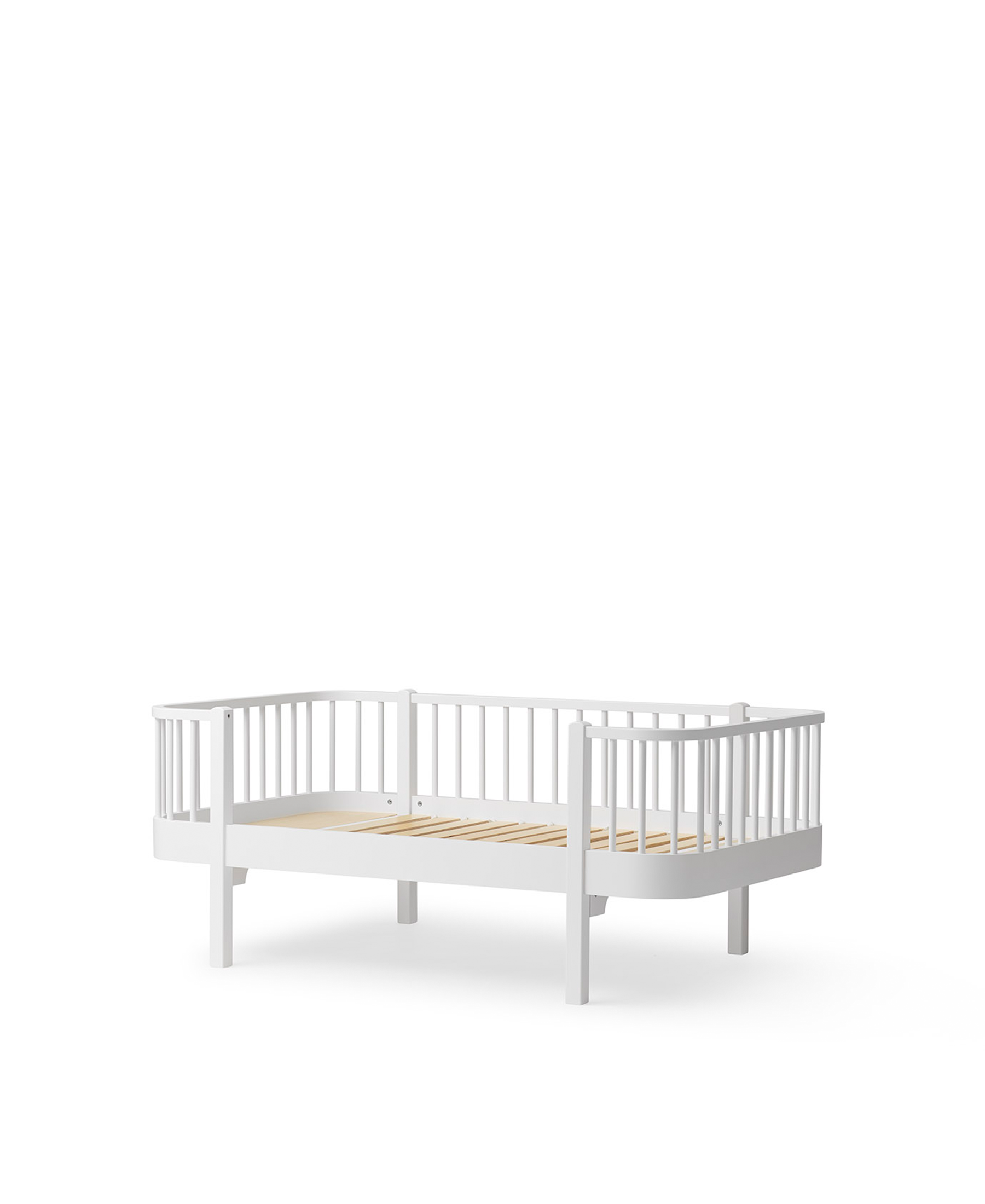 Lit banquette junior Wood Original, blanc