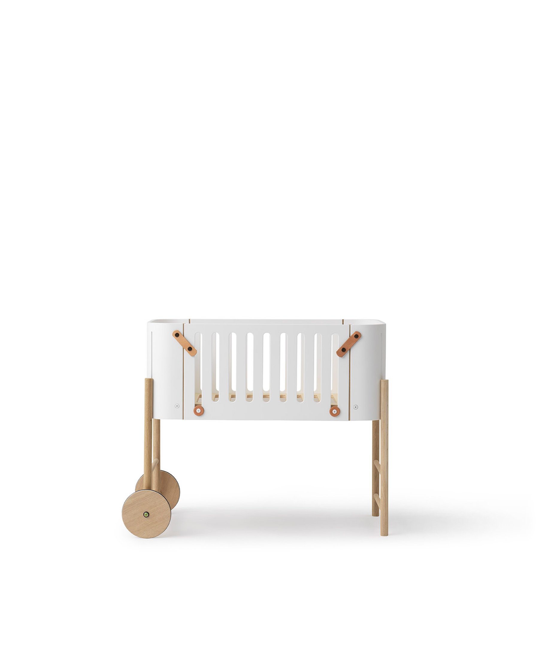 Cododo Wood avec kit convers. pour banc inclus, blanc/chêne