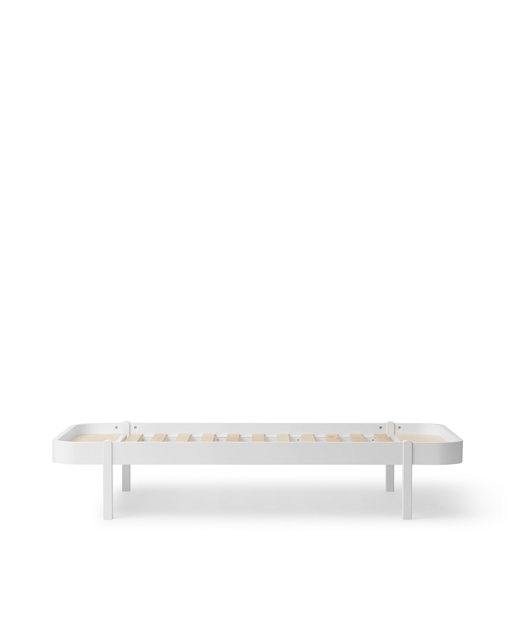 Lit 90 Wood Lounger, blanc