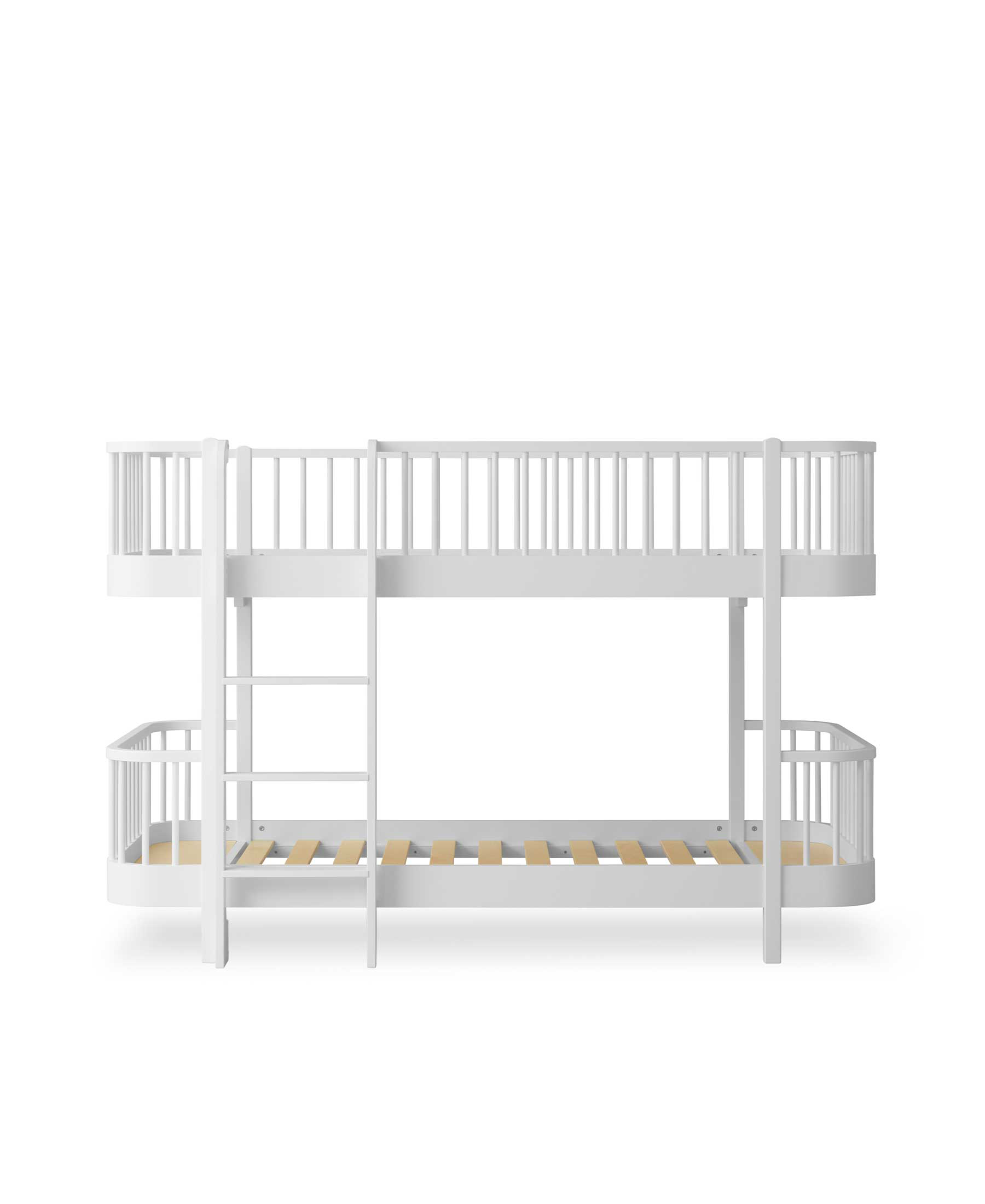 Lit superposé mi-haut Wood Original, blanc