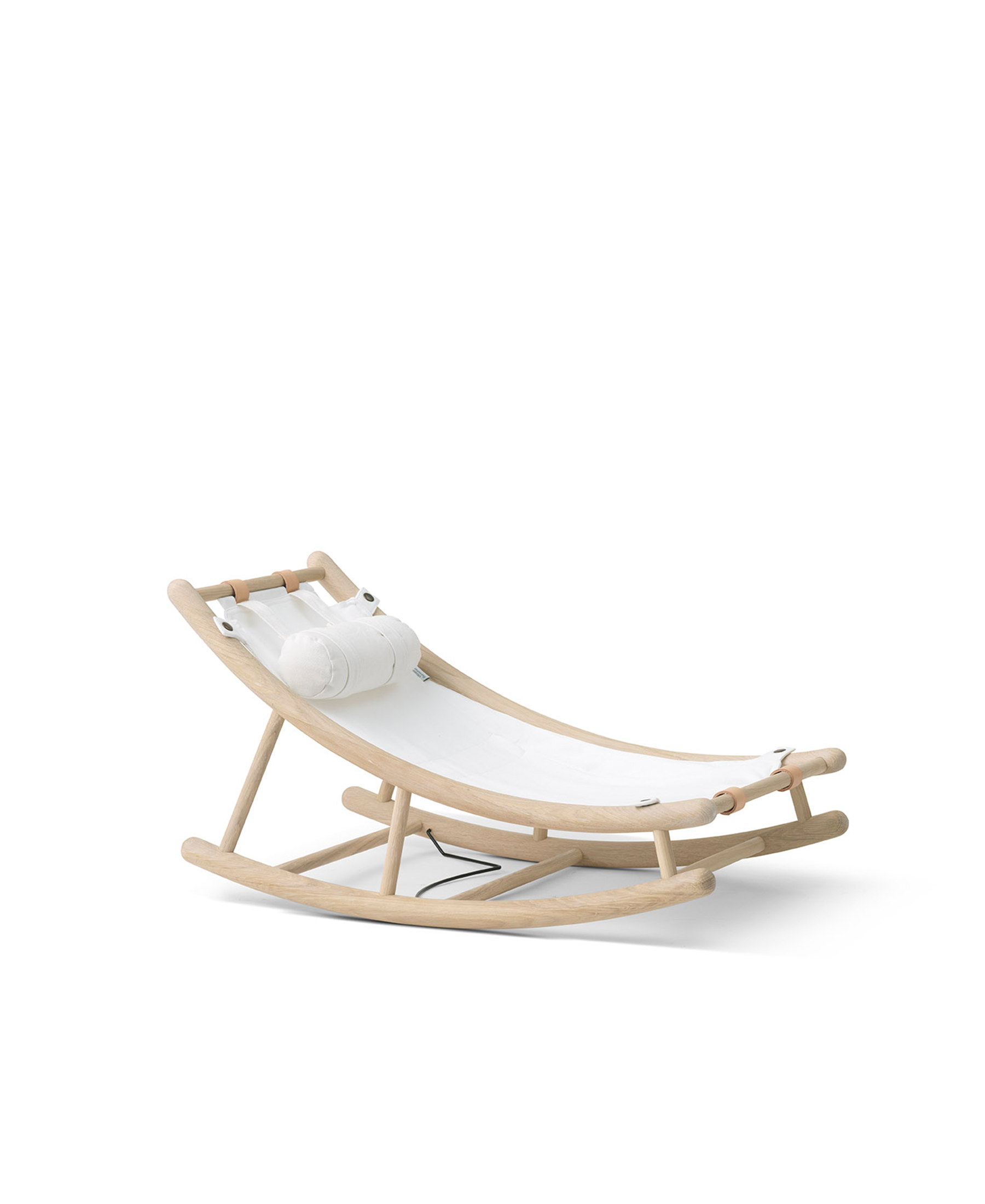 Transat enfant Wood, chêne/blanc