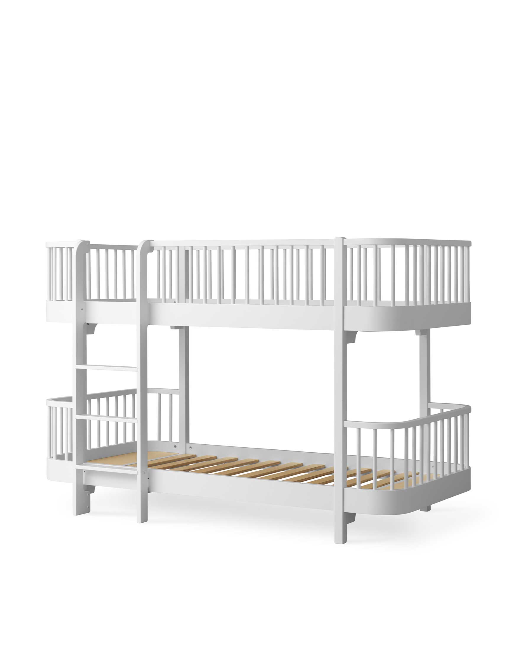Lit superposé mi-haut Wood Original, blanc