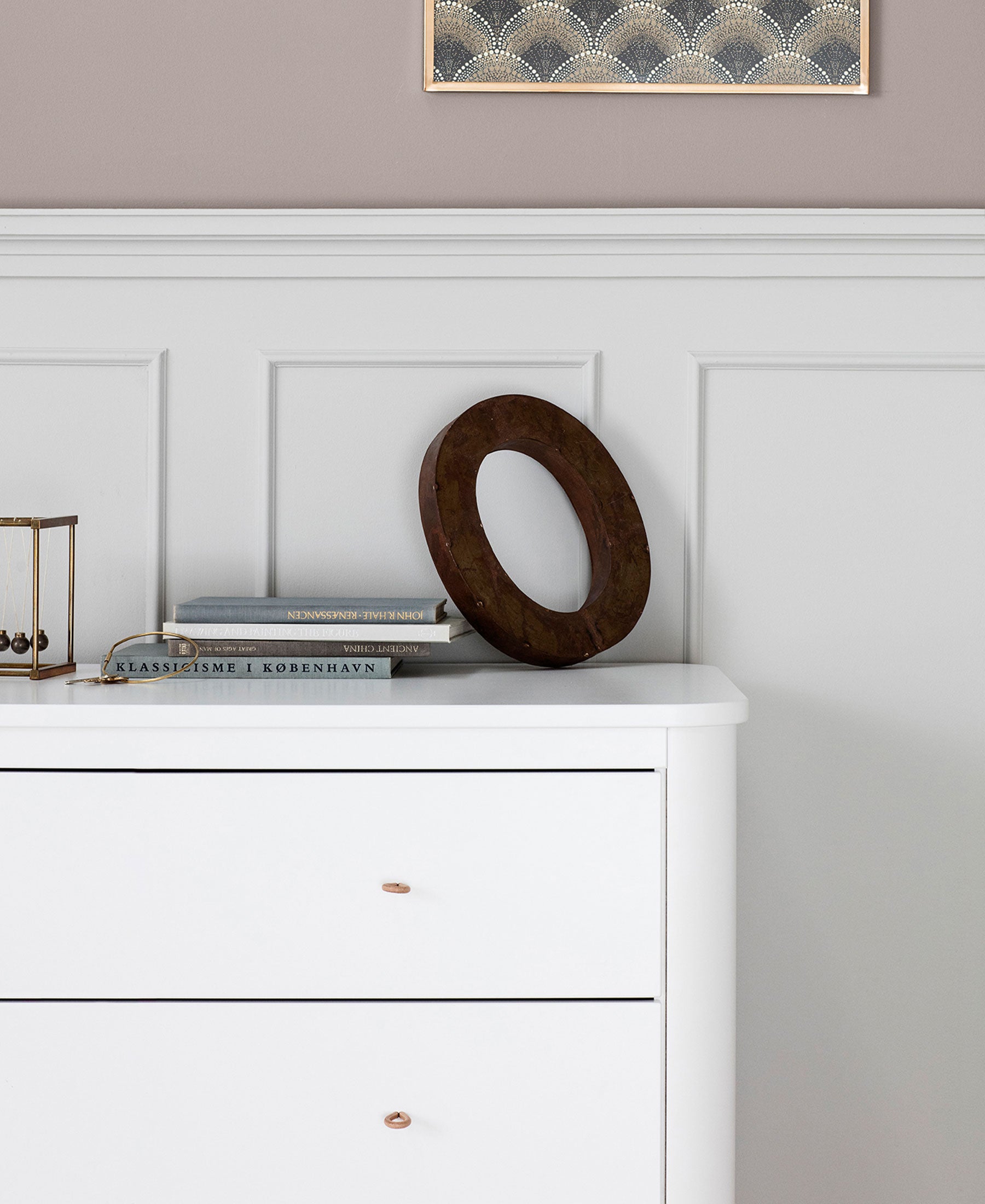 Commode 3 tiroirs Wood, blanc