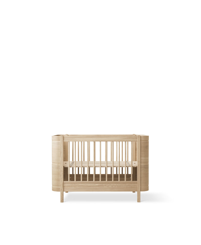 Lit bébé évolutif Wood Mini+, chêne