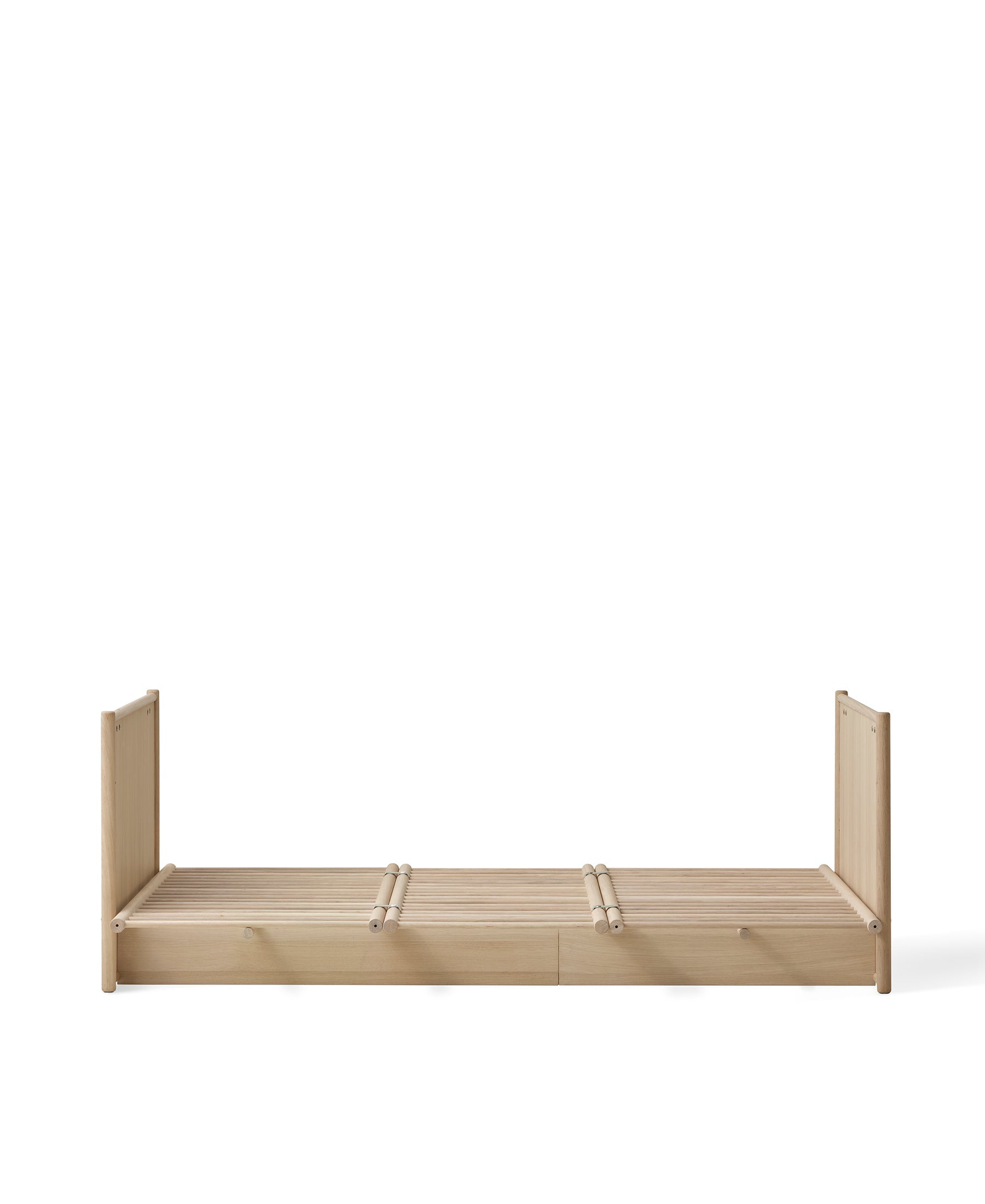Lit bébé/lit Camp Novel, 60x120/120x200 cm, chêne