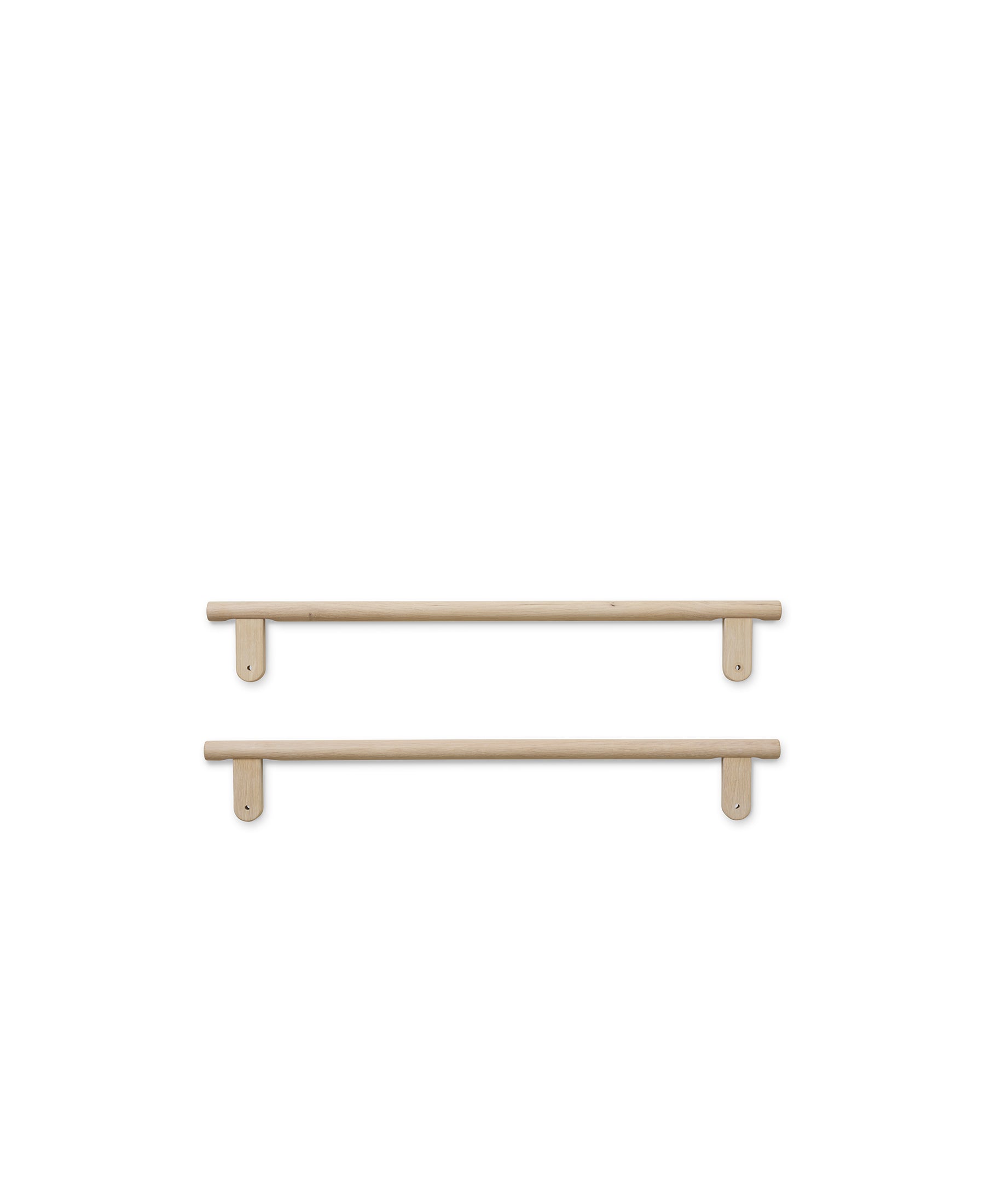 Barre d'arrêt de matelas Camp Novel, 2 pièces, chêne