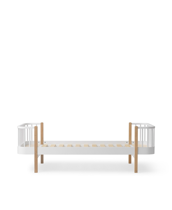 Lit cododo wood Oliver Furniture avec flèche de lit matelas, protège matelas,  sangles, kit de conversion en banc - Oliver Furniture