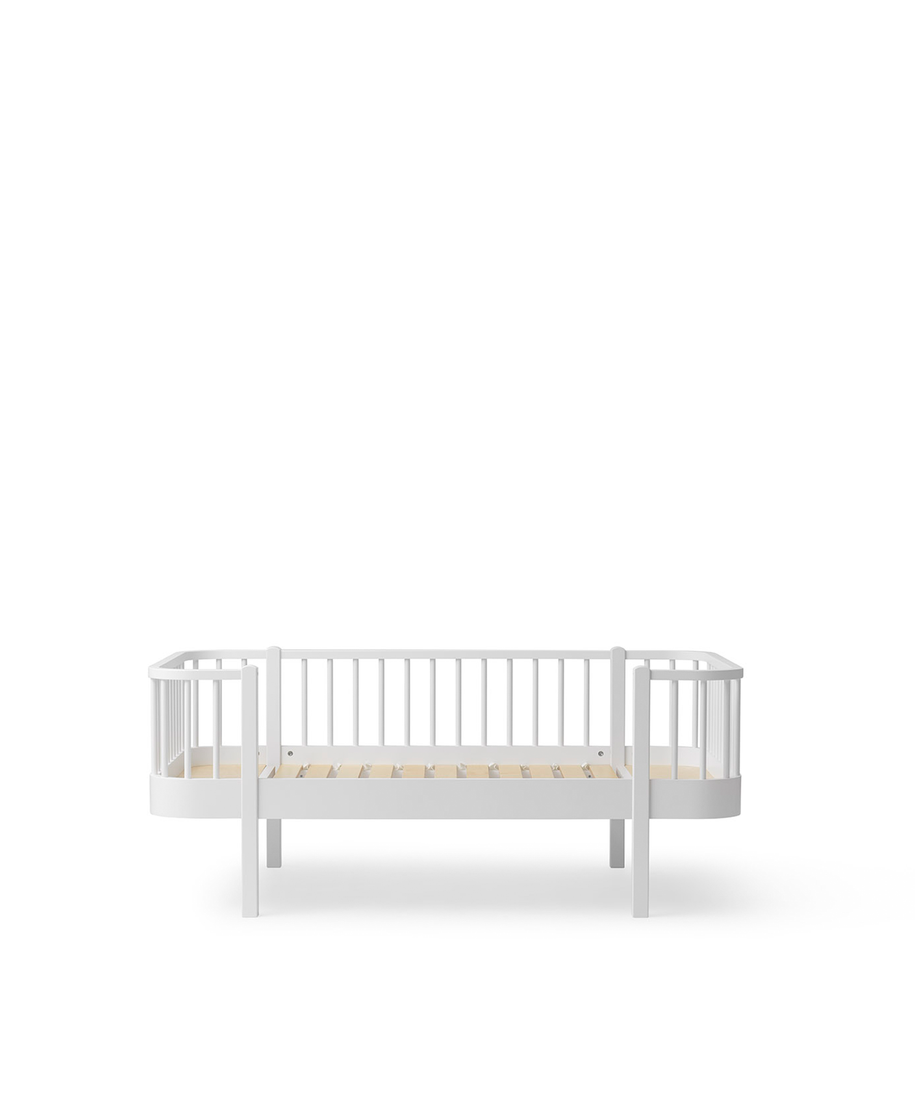 Lit banquette junior Wood Original, blanc