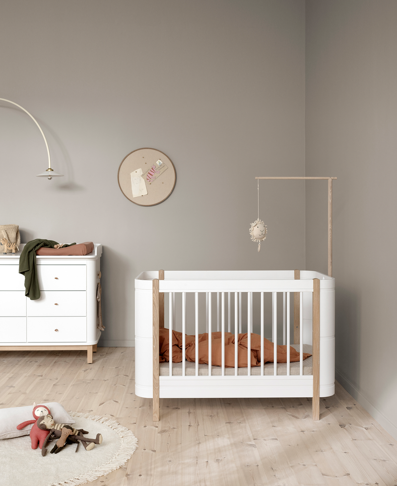 Flèche de lit pour lit bébé évolutif Wood Mini+, chêne