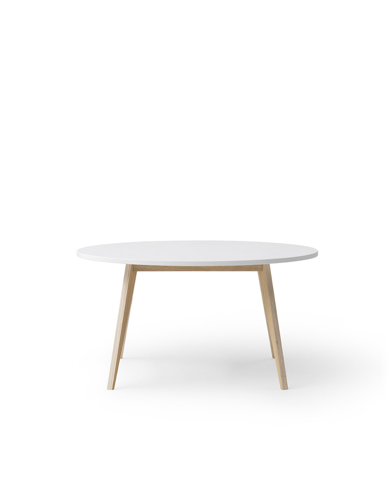 Table Wood PingPong, blanc/chêne