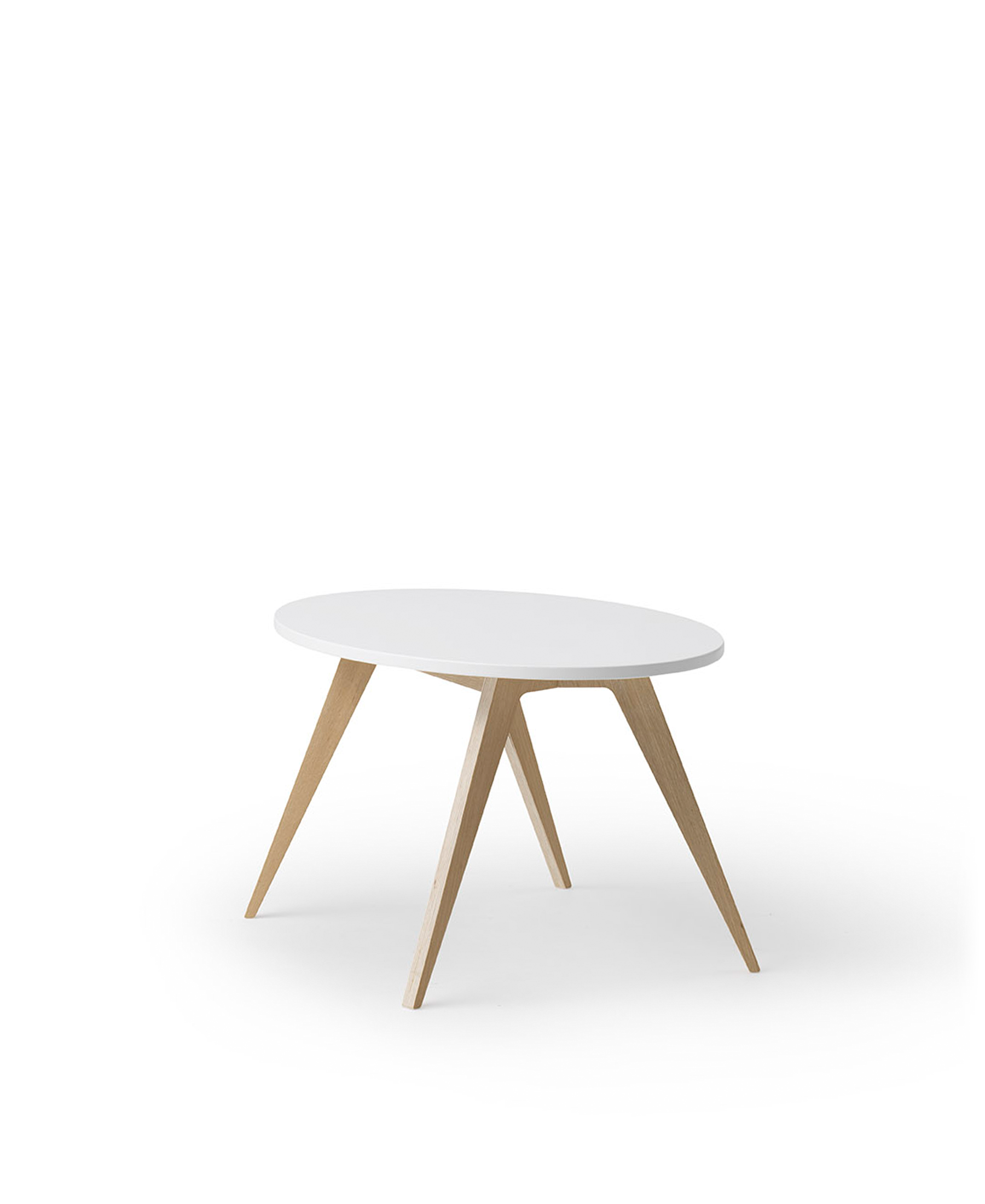 Table Wood PingPong, blanc/chêne